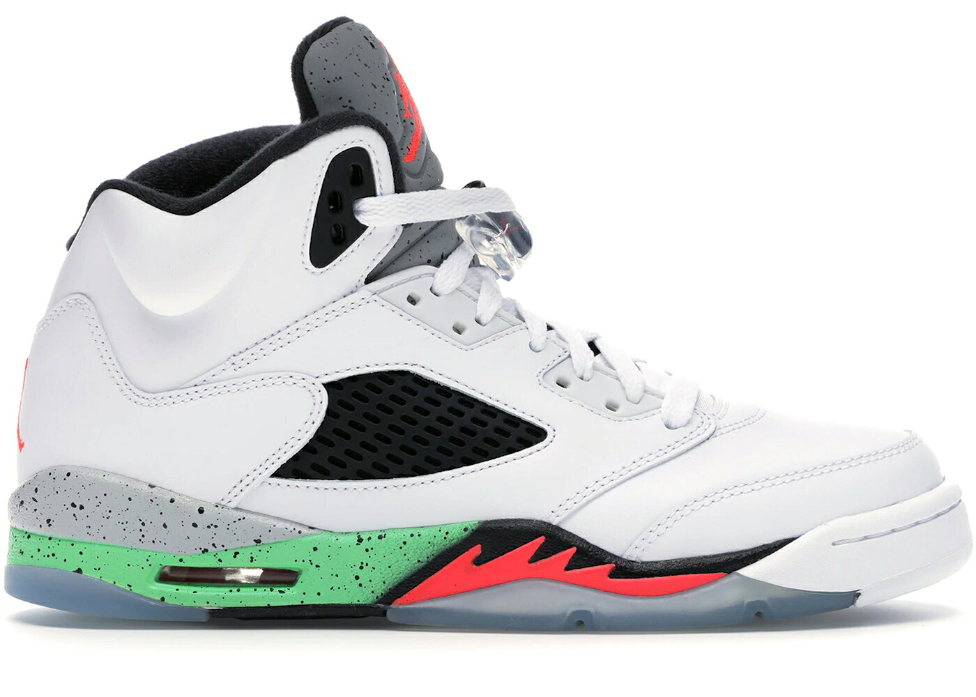 ナイキ ジョーダン 緑 緑であること 白いこと 白いこと お坊っちゃん キッズ JORDAN 5 RETRO POISON GREEN (GS) / WHITE INFRARED 23 LIGHT POISON もの言う花 マタニティ スニーカー