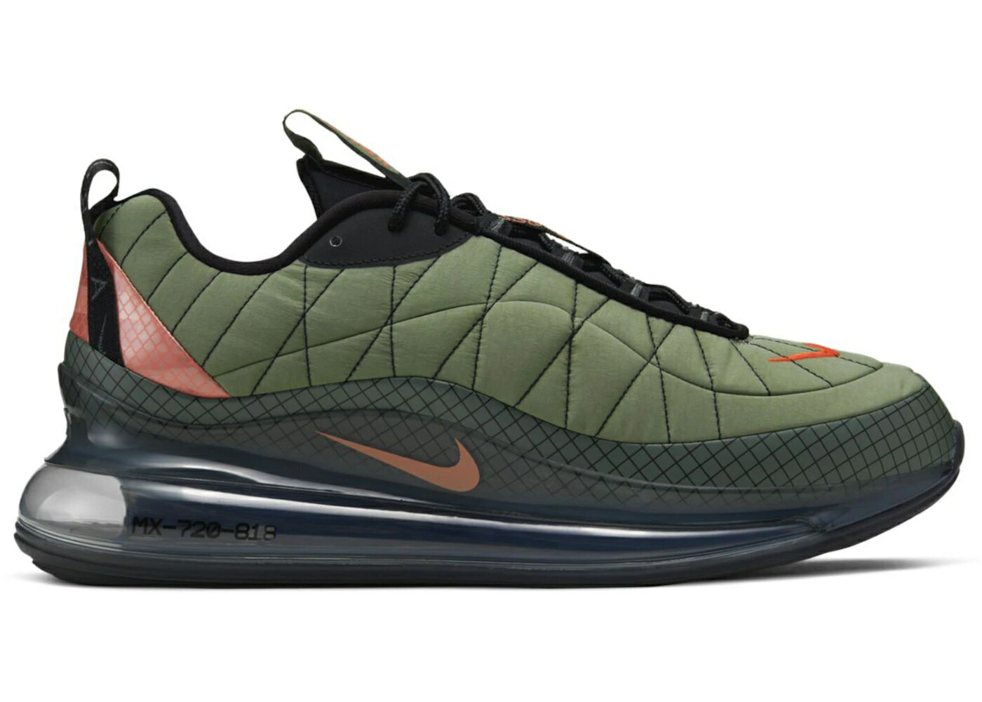 ナイキ カーキ 橙 オレンジ 黒色 ブラック スニーカー メンズ NIKE AIR MX-720-818 KHAKI / KHAKI ORANGE BLACK