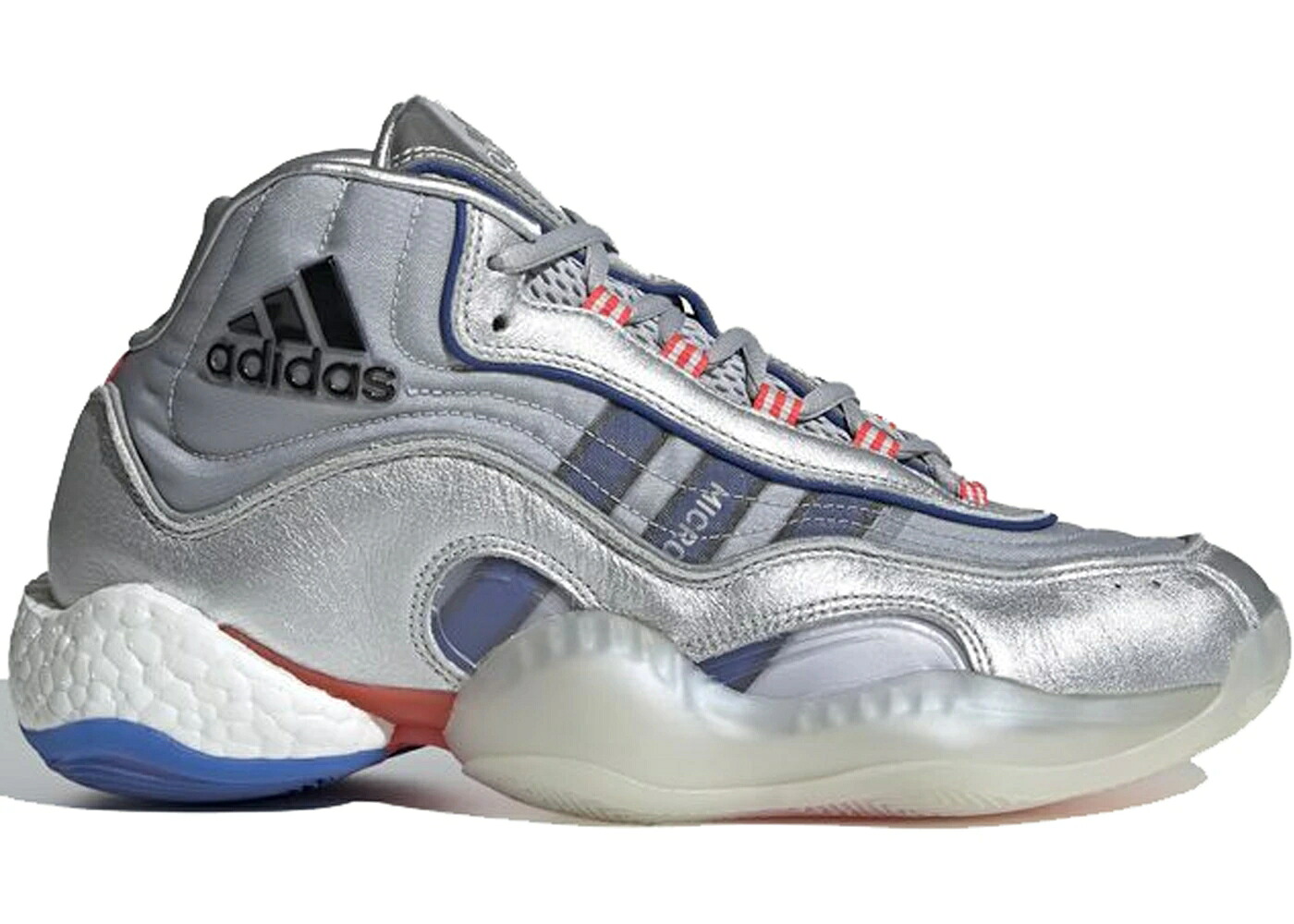 アディダス クレイジー 銀色 シルバー 青色 ブルー スニーカー メンズ ADIDAS CRAZY 98 BYW MICROPACER / SILVER METALLIC POWDER BLUE｜スニケス 60,500円