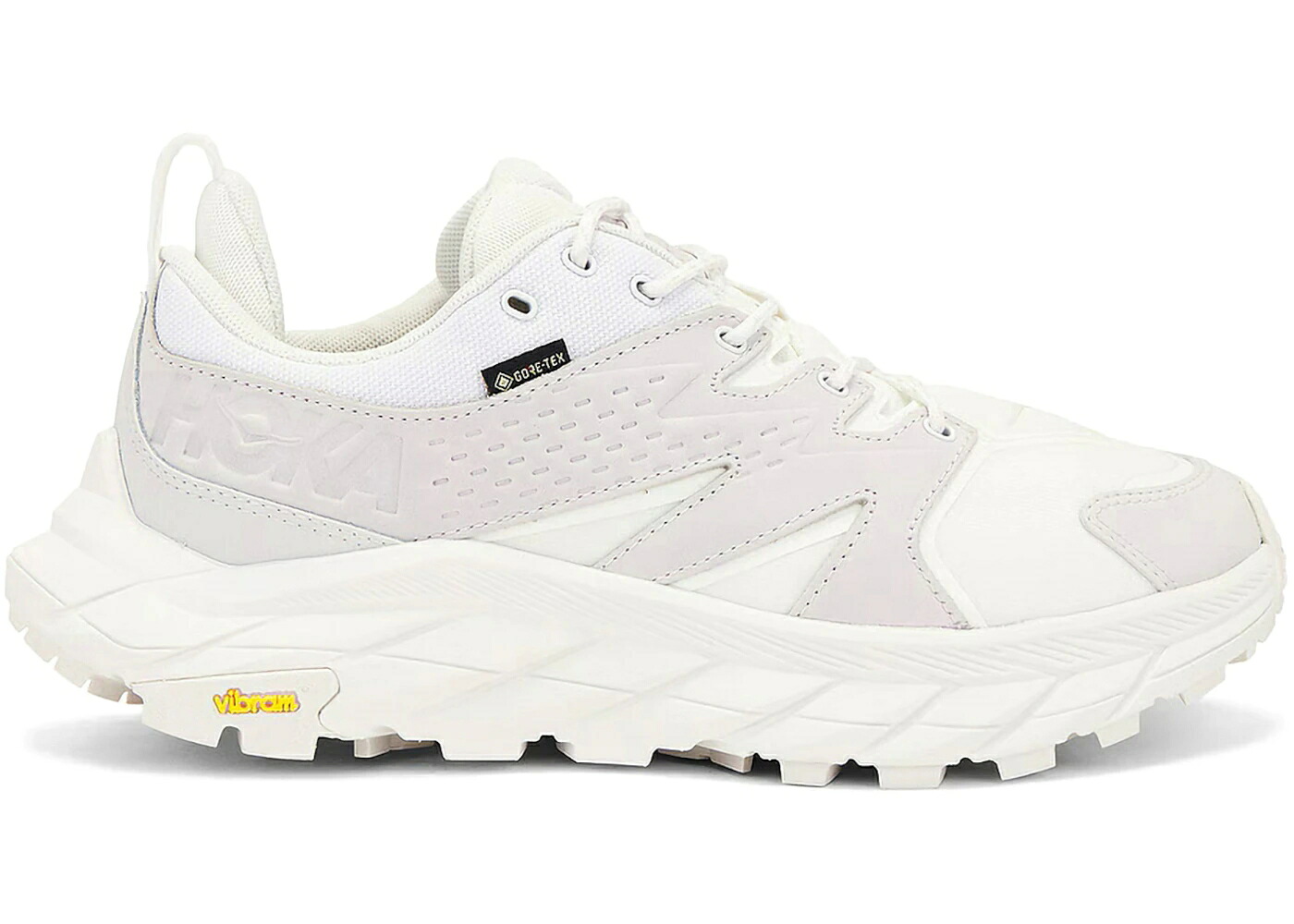 ホカオネオネ ゴアテックス 白色 ホワイト スニーカー メンズ HOKA ONE ONE HOKA ONE ANACAPA LOW GORE-TEX WHITE NIMBUS CLOUD / WHITE NIMBUS CLOUD｜スニケス