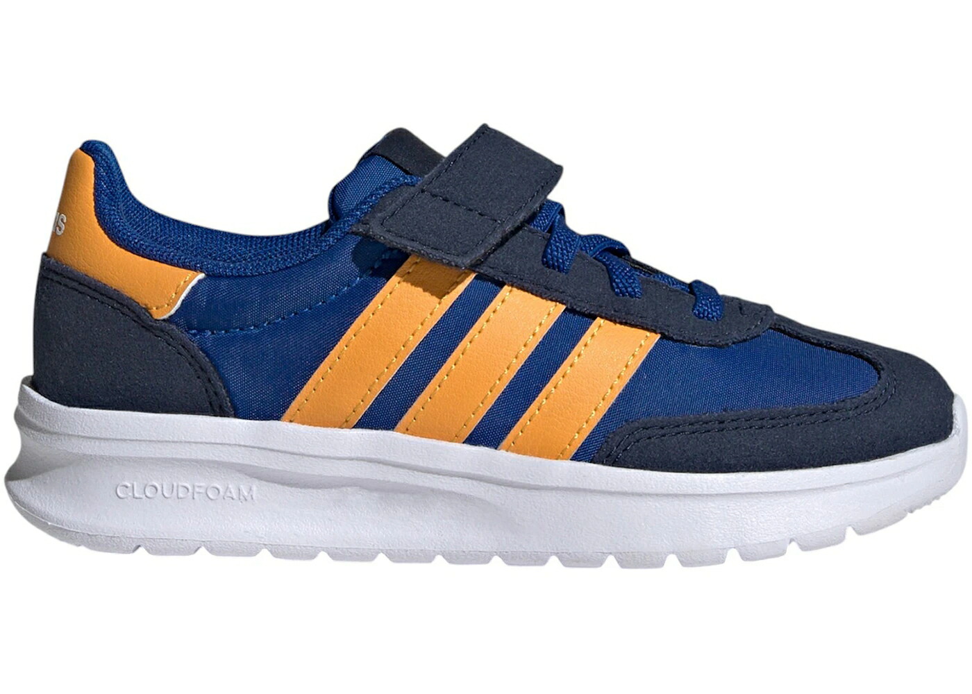 アディダス ラン ゴールド 紺色 ネイビー 2.0 ジュニア キッズ ADIDAS RUN 70S COLLEGIATE ROYAL GOLD NAVY (PS) / COLLEGIATE ROYAL COLLEGIATE GOLD ベビー マタニティ スニーカー