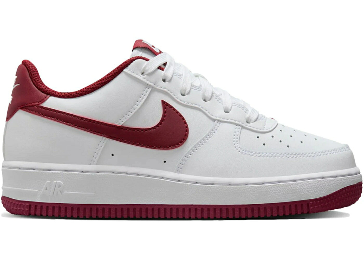 ナイキ 白色 ホワイト チーム 赤 レッド エアフォース ジュニア キッズ NIKE AIR FORCE 1 LOW WHITE TEAM RED (GS) / WHITE TEAM RED ベビー マタニティ スニーカー