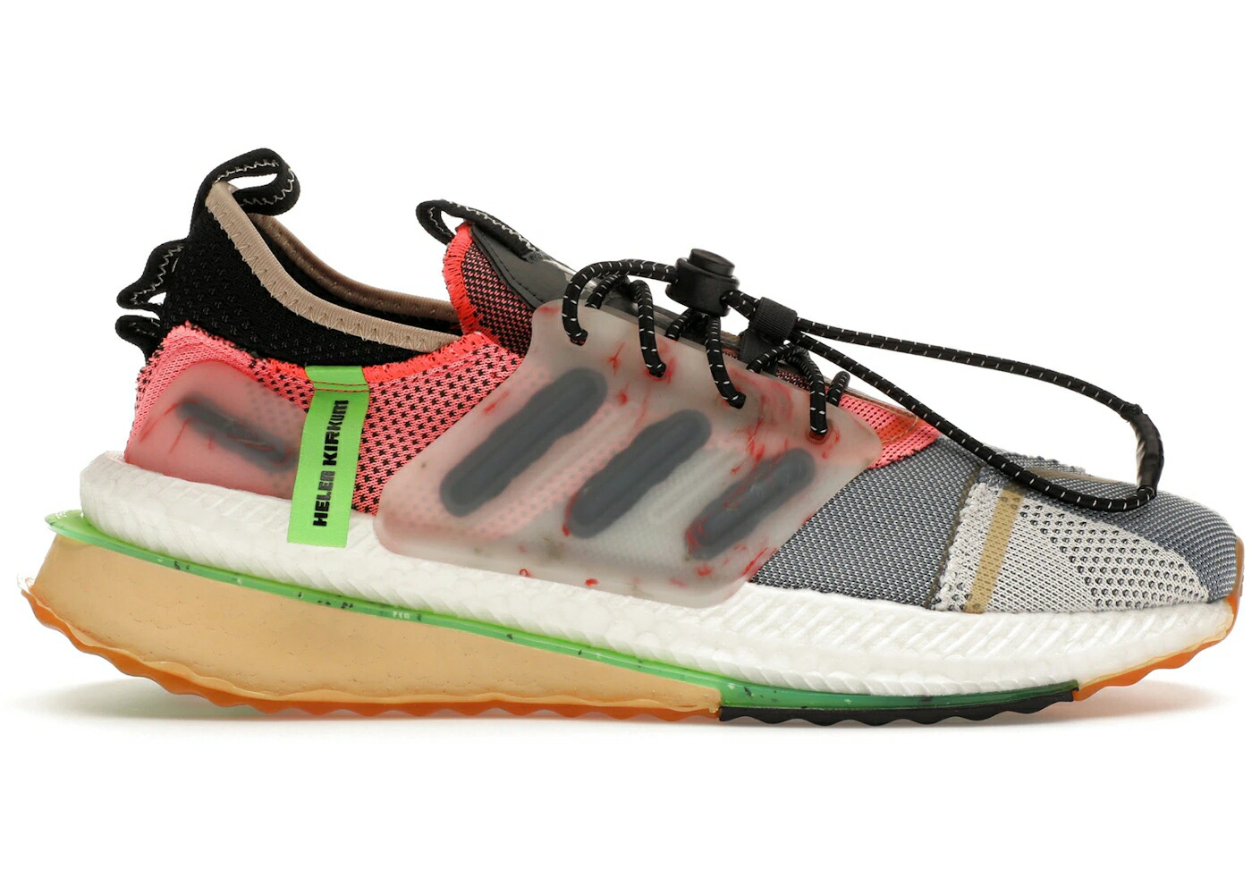 アディダス コア 黒色 ブラック ライム X_PLRBOOST スニーカー メンズ ADIDAS HELEN KIRKUM ALUMINIUM CORE BLACK LUCID LIME / ALUMINIUM CORE BLACK LUCID LIME