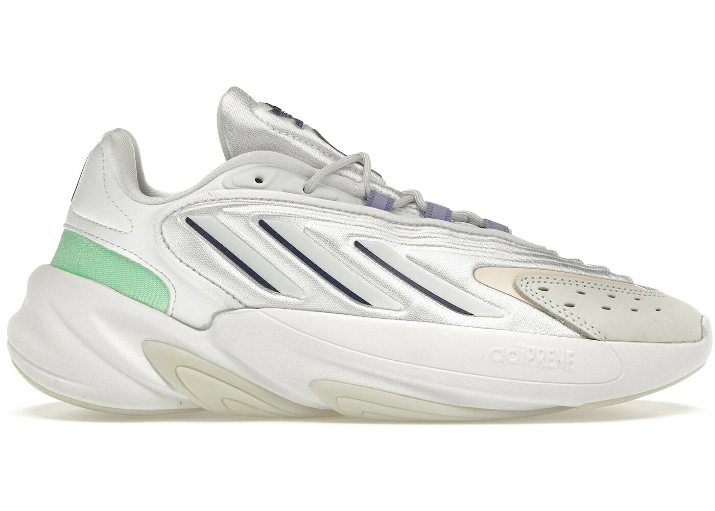 アディダス 白いこと 白いこと 紫 パープル 緑 緑であること WOMEN\u0027S スニーカー レディース ADIDAS OZELIA CLOUD WHITE DARK PURPLE BEAM GREEN (WOMEN\u0027S) / CLOUD WHITE DARK PURPLE BEAM