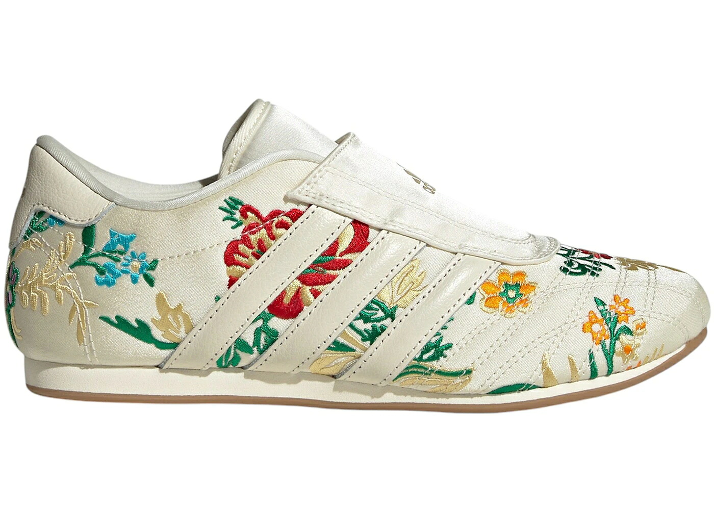 アディダス 皮膚軟化剤 白いこと 白いこと ゴールド WOMEN\u0027S スニーカー レディース ADIDAS TAEKWONDO CREAM WHITE FLORAL EMBROIDERY (WOMEN\u0027S) / CREAM WHITE GOLD METALLIC GUM