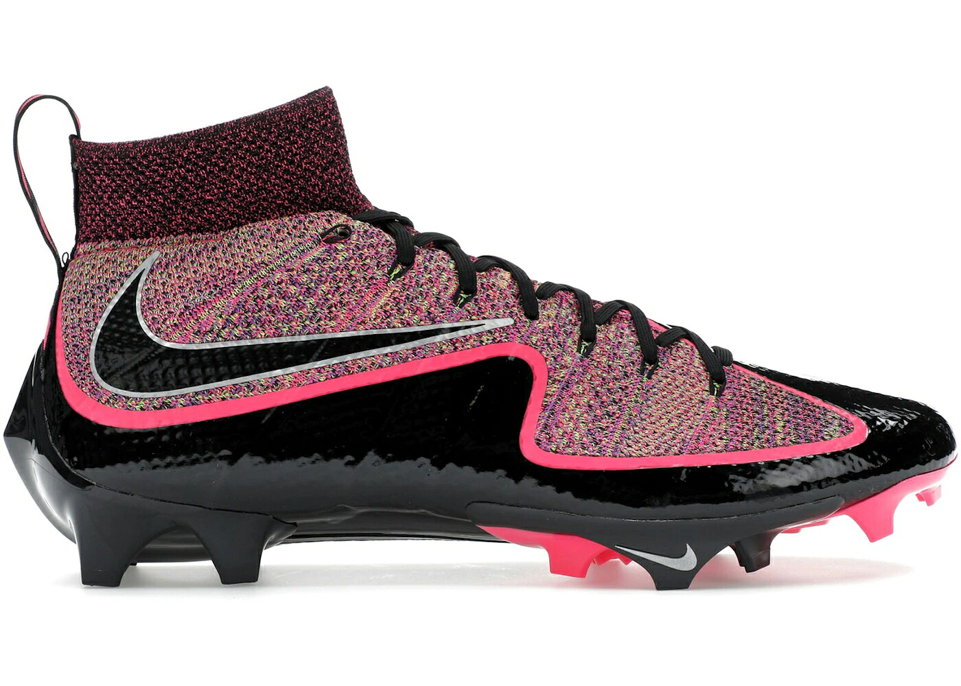 ナイキ ミッド 黒いこと 黒いこと しろがね色 しろがね色 サクラ色 スニーカー メンズ NIKE VAPOR EDGE 360 UNTOUCHABLE MID BLACK METALLIC SILVER HYPER PINK / BLACK METALLIC SILVER