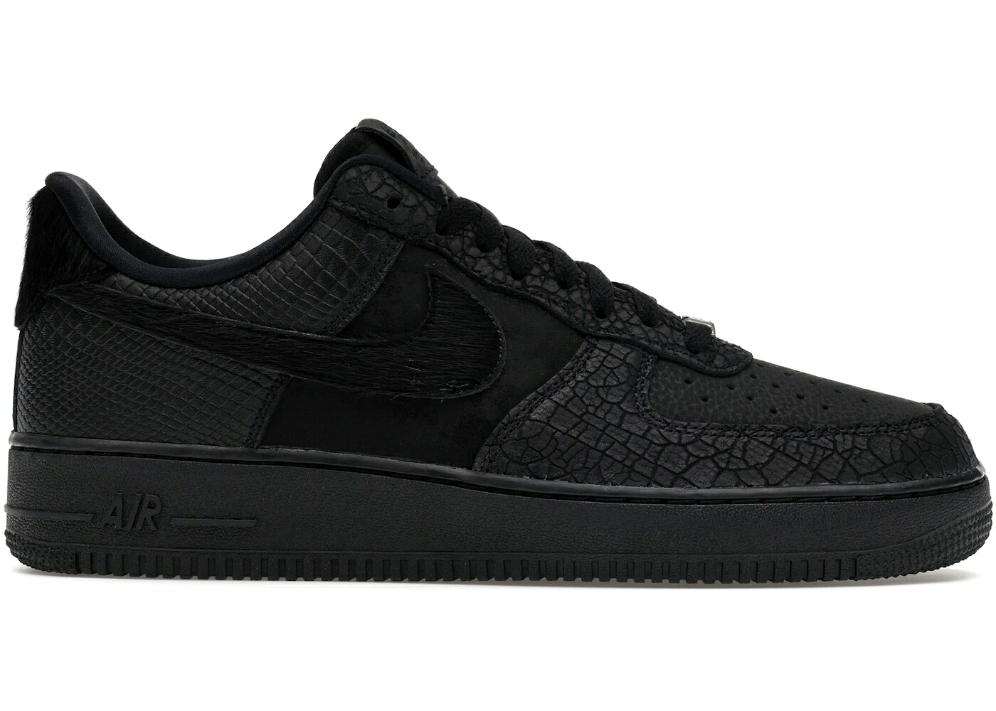 ナイキ 黒色 ブラック エアフォース 07 スニーカー メンズ NIKE AIR FORCE 1 LOW LX 3X CELEBRATION TRIPLE BLACK / BLACK BLACK