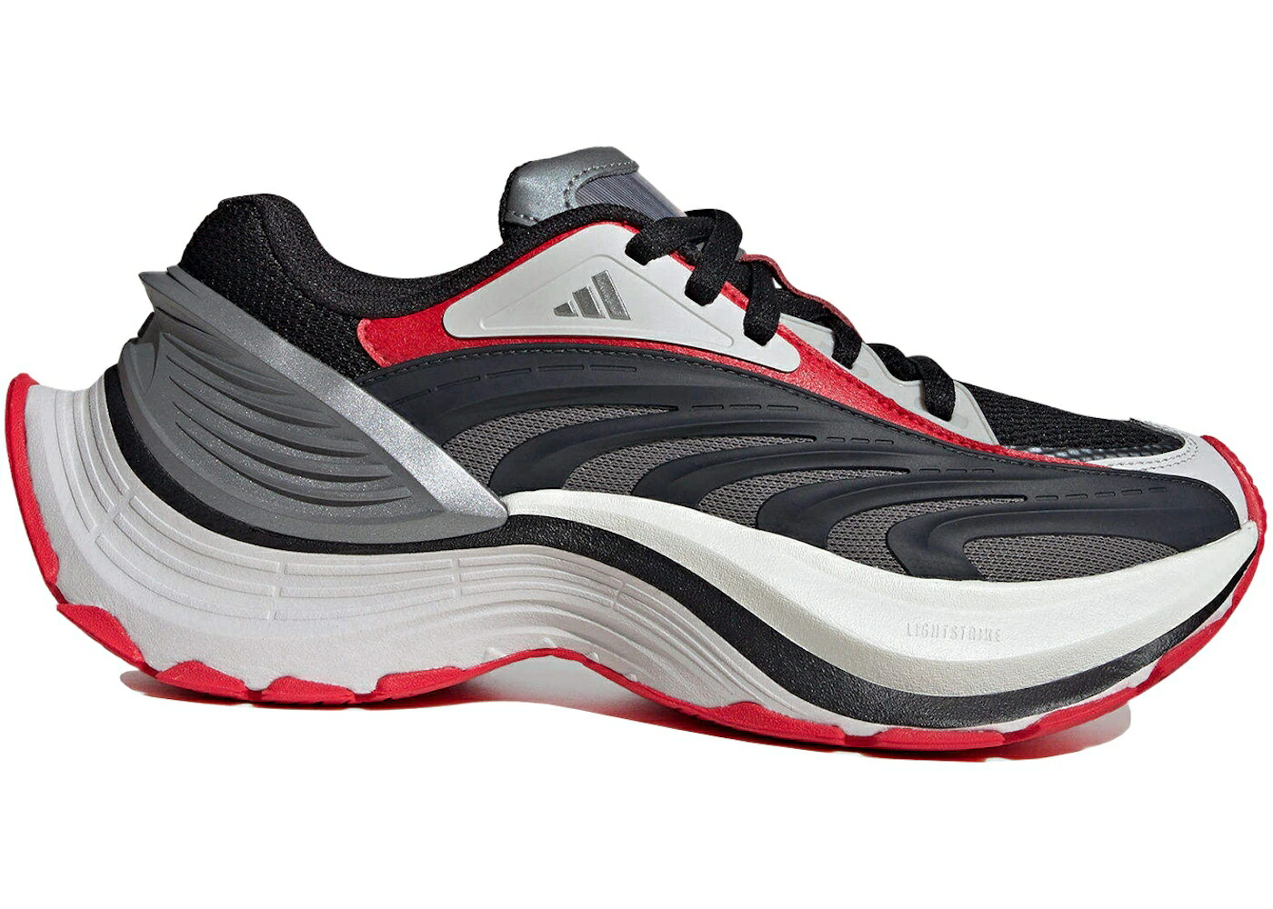 アディダス 黒色 ブラック 灰色 グレー 赤 レッド スニーカー メンズ ADIDAS XLG METAWAVE BLACK GREY RED / BLACK GREY RED