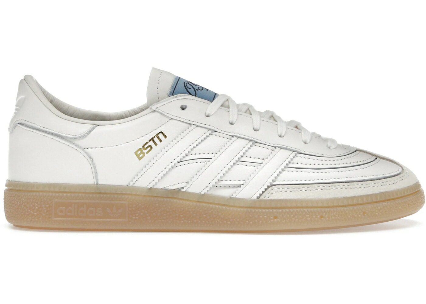 アディダス ハンドボール スペシアル 皮膚軟化剤 白いこと 白いこと O.G. スニーカー メンズ ADIDAS HANDBALL SPEZIAL BSTN WITH A TWIST CREAM WHITE / CREAM WHITE CREAM WHITE GUM 1