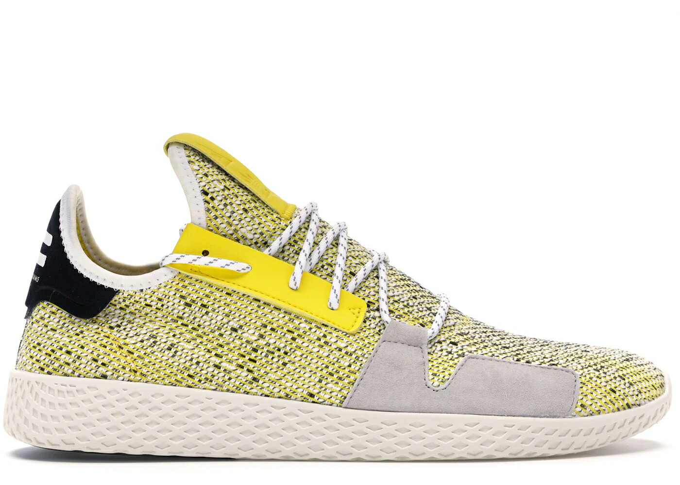 アディダス テニス 黄色 イエロー 黒色 ブラック 白色 ホワイト コア スニーカー メンズ ADIDAS TENNIS HU V2 PHARRELL SOLAR PACK YELLOW / BLACK CLOUD WHITE CORE BLACK
