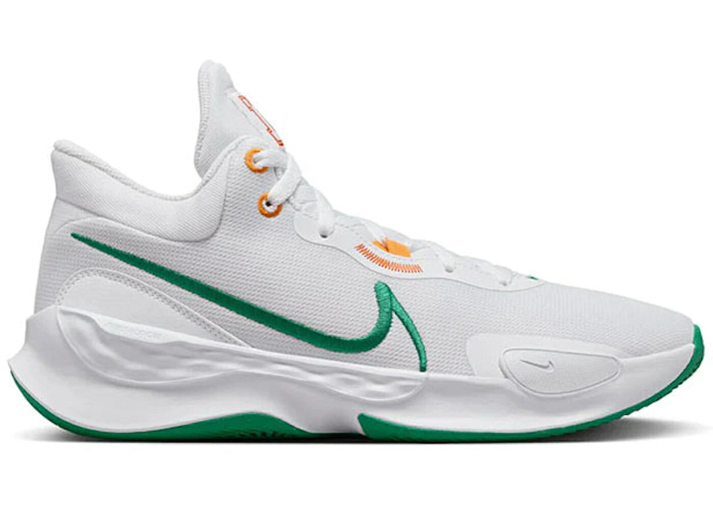 ナイキ 白いこと 白いこと 橙 オレンジ色 スニーカー メンズ NIKE RENEW ELEVATE 3 WHITE MALACHITE / WHITE SAFETY ORANGE SUNDIAL スニーカー-靴-メンズ靴