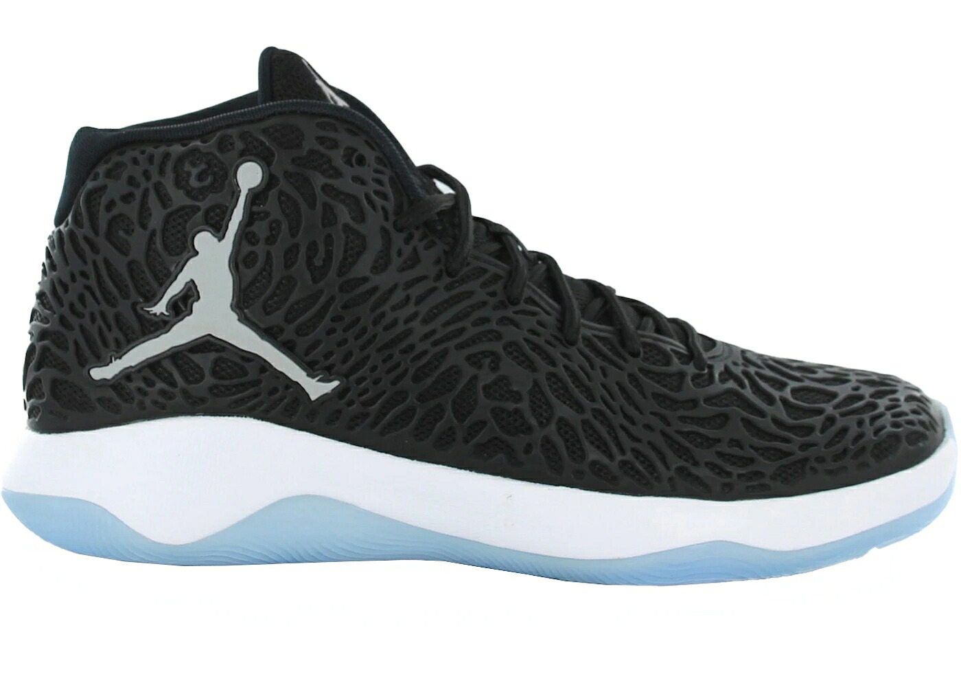 ナイキ ジョーダン 黒色 ブラック 銀色 シルバー 白色 ホワイト ULTRA.FLY スニーカー メンズ JORDAN BLACK REFLECTIVE SILVER / BLACK REFLECTIVE SILVER WHITE|スニケス