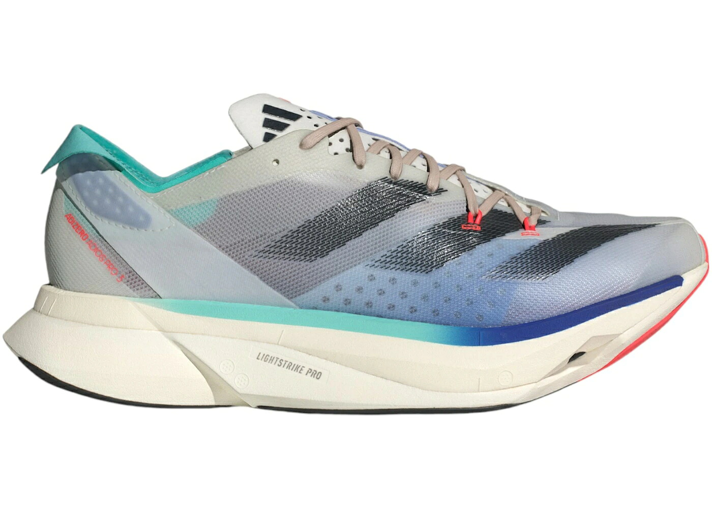 アディダス アディゼロ アディオス プロ 白色 ホワイト アクア WOMEN'S スニーカー レディース ADIDAS ADIZERO ADIOS PRO 3 OFF WHITE AURORA INK FLASH AQUA (WOMEN'S) / OFF WHITE AURORA INK FLASH AQUA|スニケス