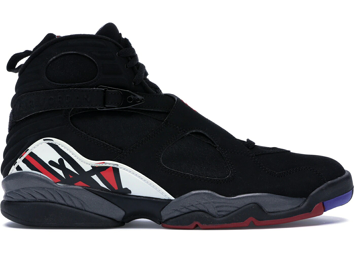 ナイキ ジョーダン 黒いこと 黒いこと 赤 赤いこと 白いこと 白いこと スニーカー メンズ JORDAN 8 RETRO PLAYOFFS (2013) / BLACK TRUE RED WHITE