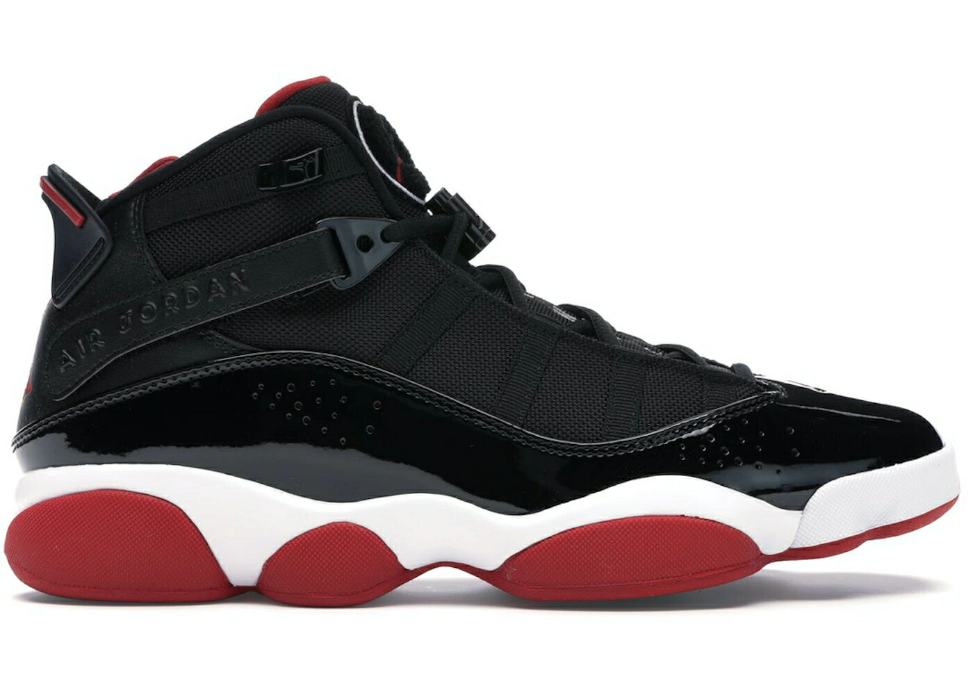 ナイキ ジョーダン リング 黒色 ブラック 赤 レッド 白色 ホワイト スニーカー メンズ JORDAN 6 RINGS BLACK VARSITY RED (2007) / BLACK VARSITY RED WHITE