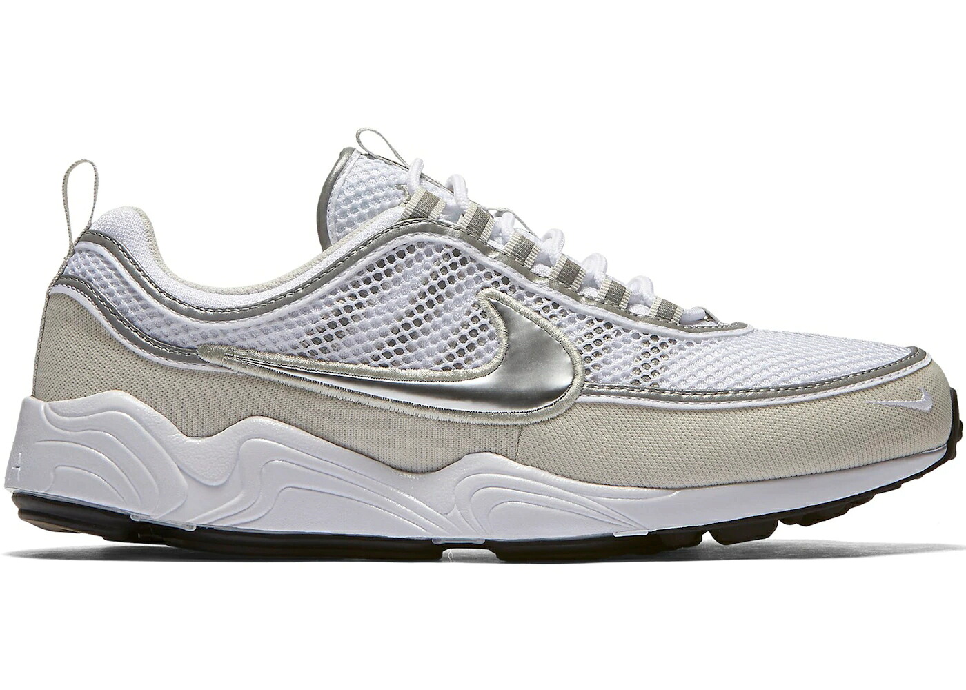 ナイキ ズーム クリーム 白色 ホワイト 銀色 シルバー スニーカー メンズ NIKE AIR ZOOM SPIRIDON 16 CREAM / WHITE METALLIC SILVER LIGHT BONE|スニケス