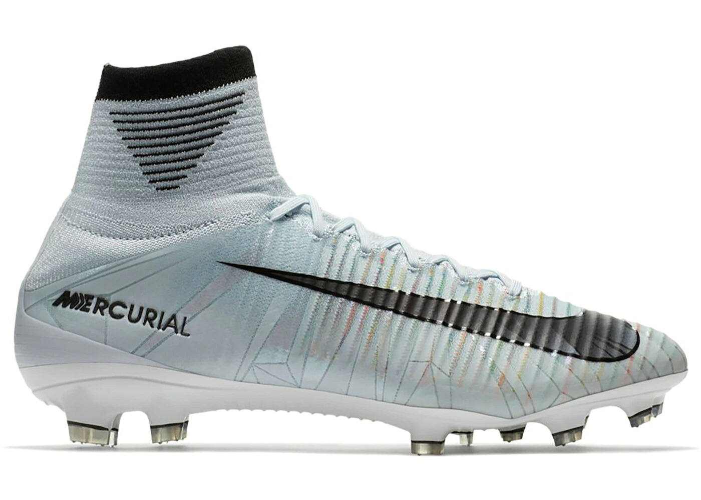 ナイキ 青色 ブルー 黒色 ブラック 白色 ホワイト スニーカー メンズ NIKE MERCURIAL SUPERFLY 5 CR7 FG CUT TO BRILLIANCE / BLUE TINT BLACK WHITE VOLT