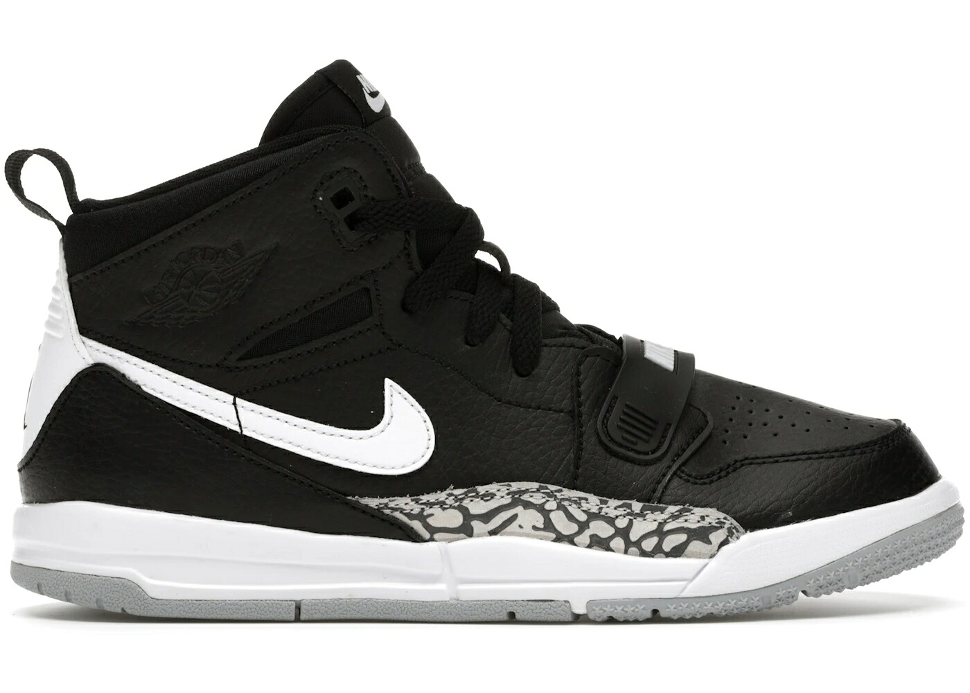 ナイキ ジョーダン レガシー 黒色 ブラック 白色 ホワイト ジュニア キッズ JORDAN LEGACY 312 BLACK WHITE (PS) / BLACK WHITE ベビー マタニティ スニーカー