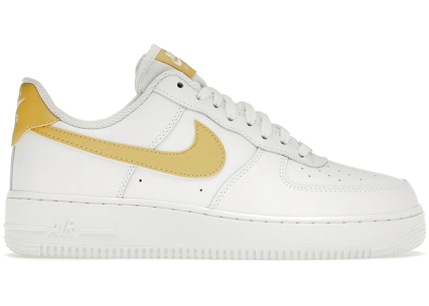 ナイキ 白いこと 白いこと ゴールド 空軍 \u002707 WOMEN\u0027S スニーカー レディース NIKE AIR FORCE 1 WHITE SATURN GOLD (WOMEN\u0027S) / WHITE SATURN GOLD WHITE WHITE