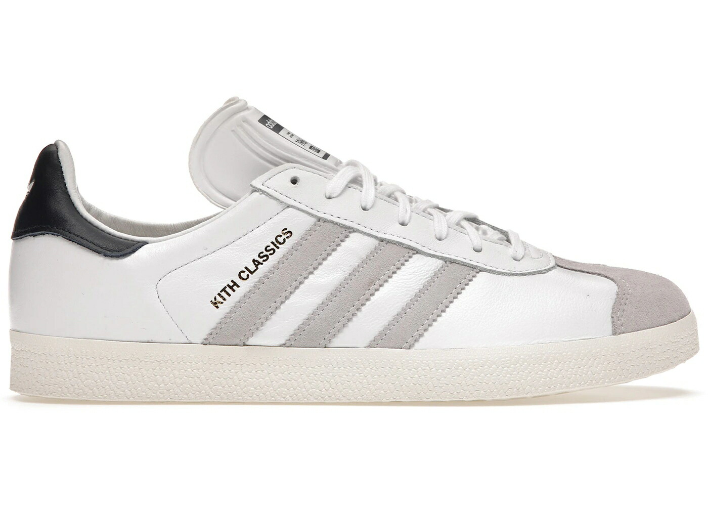 アディダス ガゼル 白色 ホワイト 紺色 ネイビー スニーカー メンズ ADIDAS GAZELLE KITH CLASSICS PROGRAM WHITE NAVY / FOOTWEAR WHITE COLLEGIATE NAVY