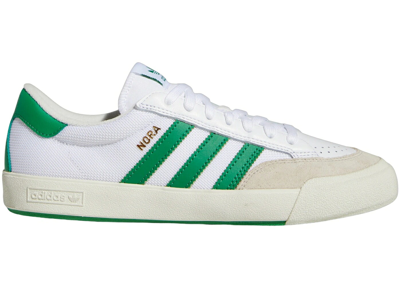 アディダス 白色 ホワイト 緑 グリーン スニーカー メンズ ADIDAS NORA CLOUD WHITE GREEN / CLOUD WHITE GREEN CLOUD WHITE