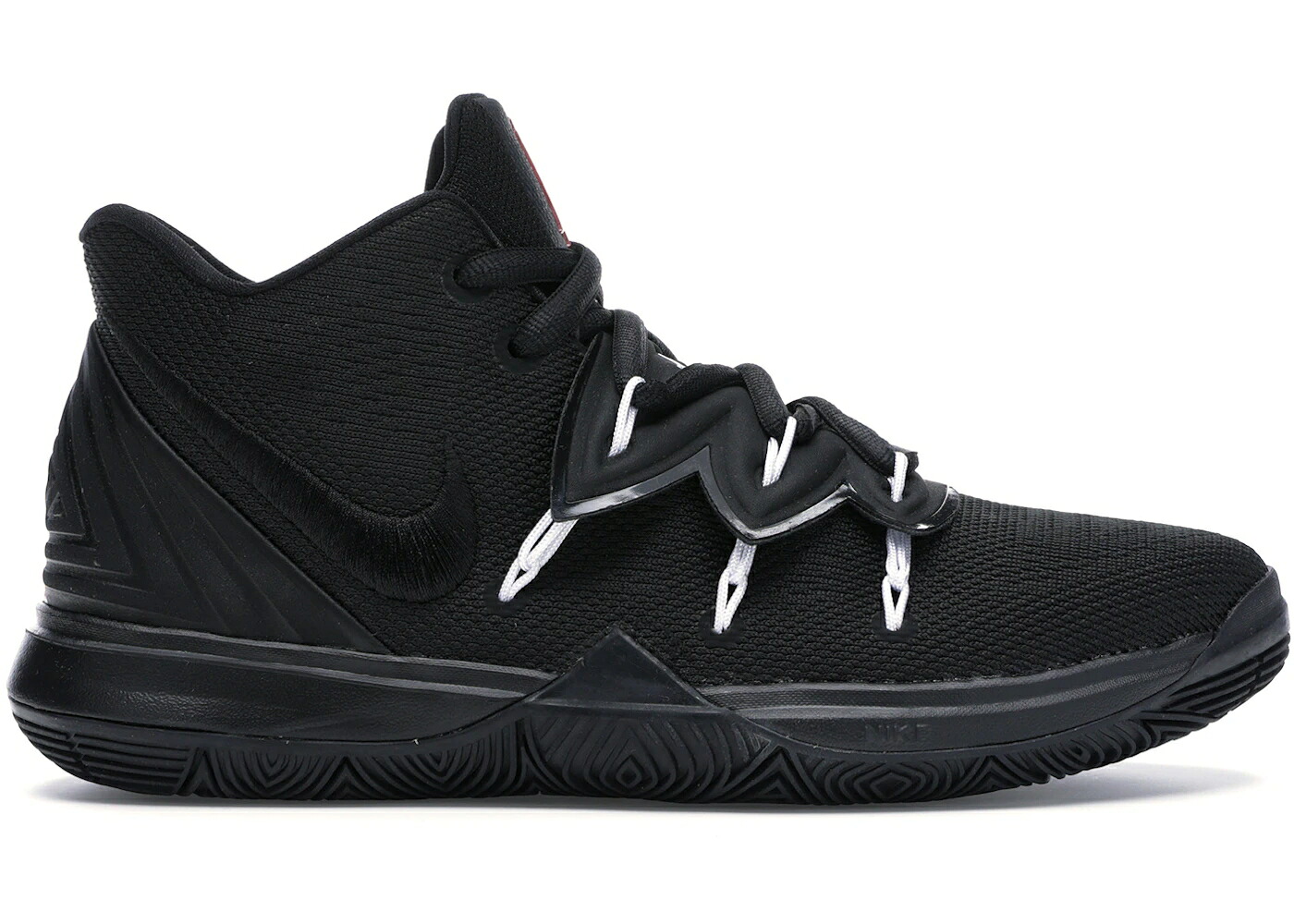 ナイキ カイリー 赤 レッド 黒色 ブラック 白色 ホワイト ジュニア キッズ NIKE KYRIE 5 RED CARPET (GS) / BLACK BLACK WHITE UNIVERSITY RED ベビー マタニティ スニーカー｜スニケス