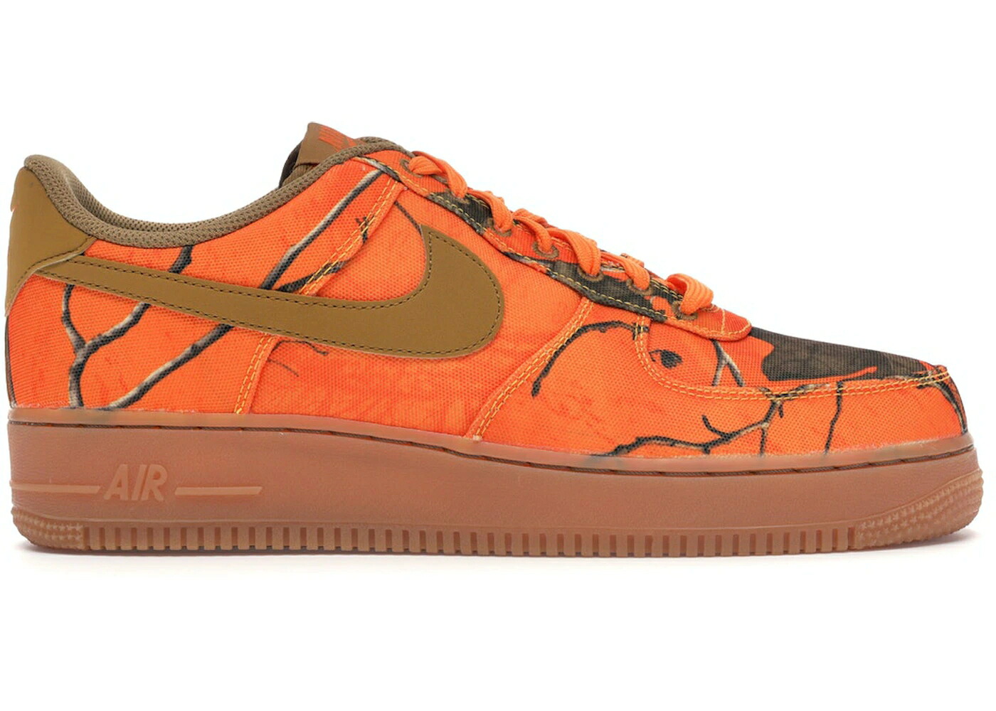 ナイキ 橙 オレンジ色 ウィート 空軍 スニーカー メンズ NIKE AIR FORCE 1 LOW REALTREE ORANGE / ORANGE BLAZE WHEAT