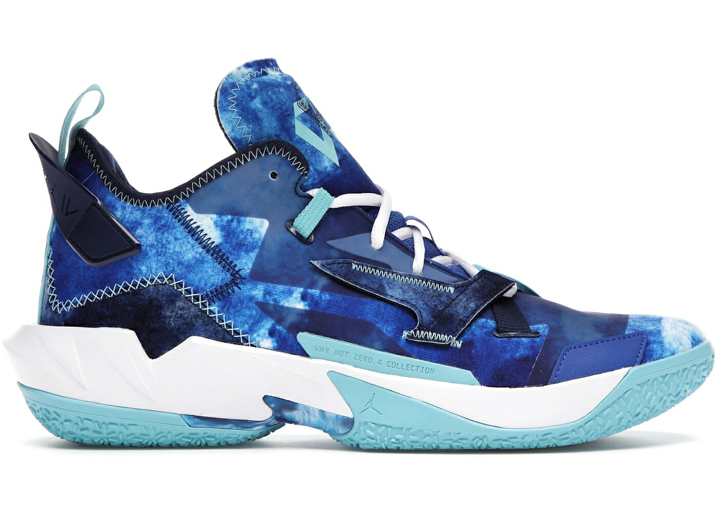 ナイキ ジョーダン トラスト 青色 ブルー 白色 ホワイト ZER0.4 スニーカー メンズ JORDAN WHY NOT TRUST AND LOYALTY / BLUE LIGHT BLUE WHITE