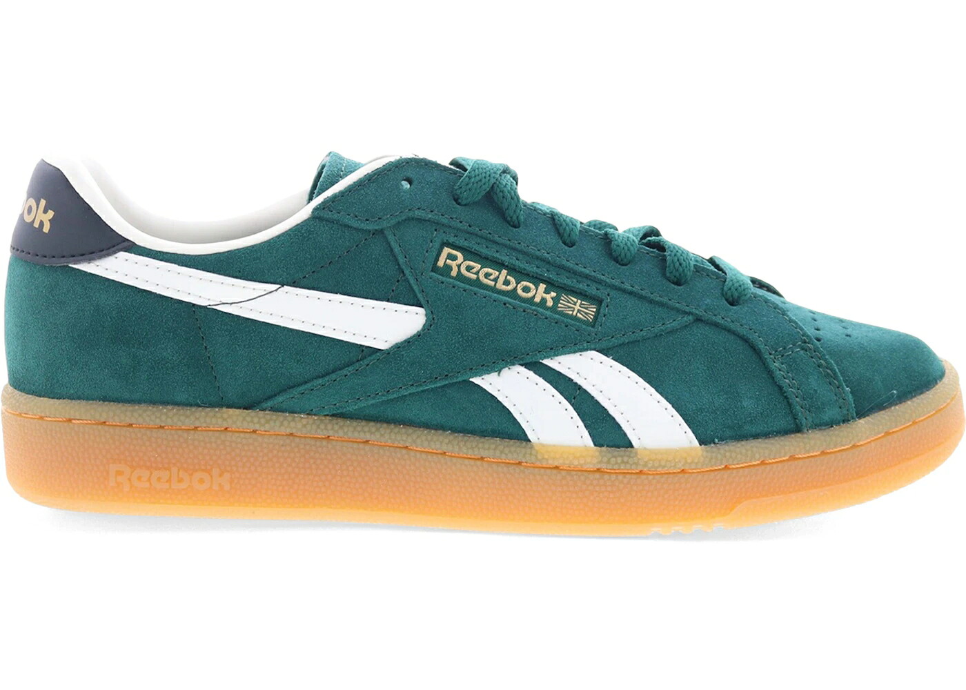 リーボック クラブ 緑 グリーン 黒色 ブラック スニーカー メンズ REEBOK CLUB C GROUNDS UK COLLEGIATE GREEN / COLLEGIATE GREEN BLACK GUM｜スニケス 49,920円