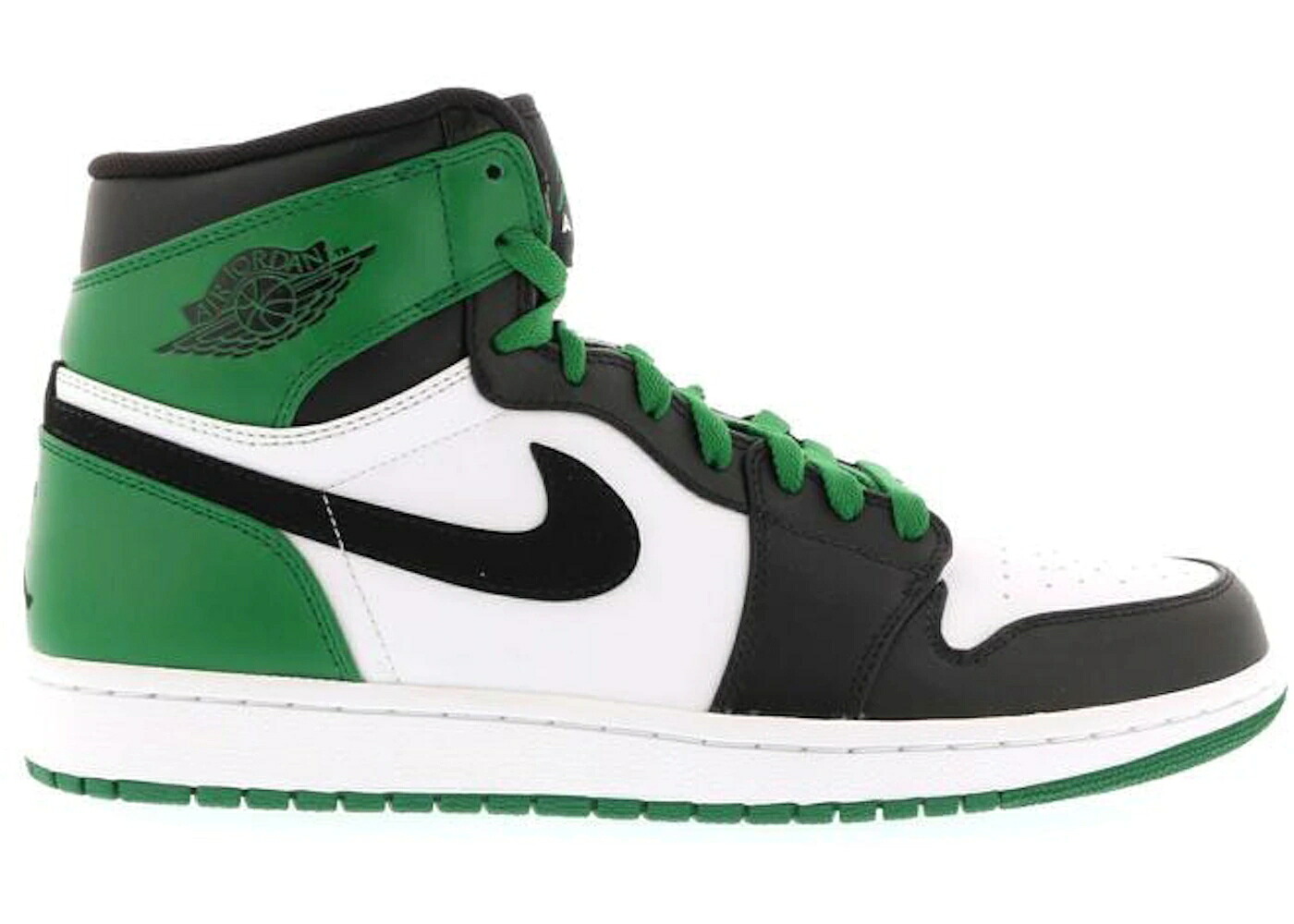 ナイキ ジョーダン セルティックス 白色 ホワイト 黒色 ブラック クラシック 緑 グリーン スニーカー メンズ JORDAN 1 RETRO DEFINING MOMENTS CELTICS (DMP) / WHITE BLACK CLASSIC GREEN｜スニケス