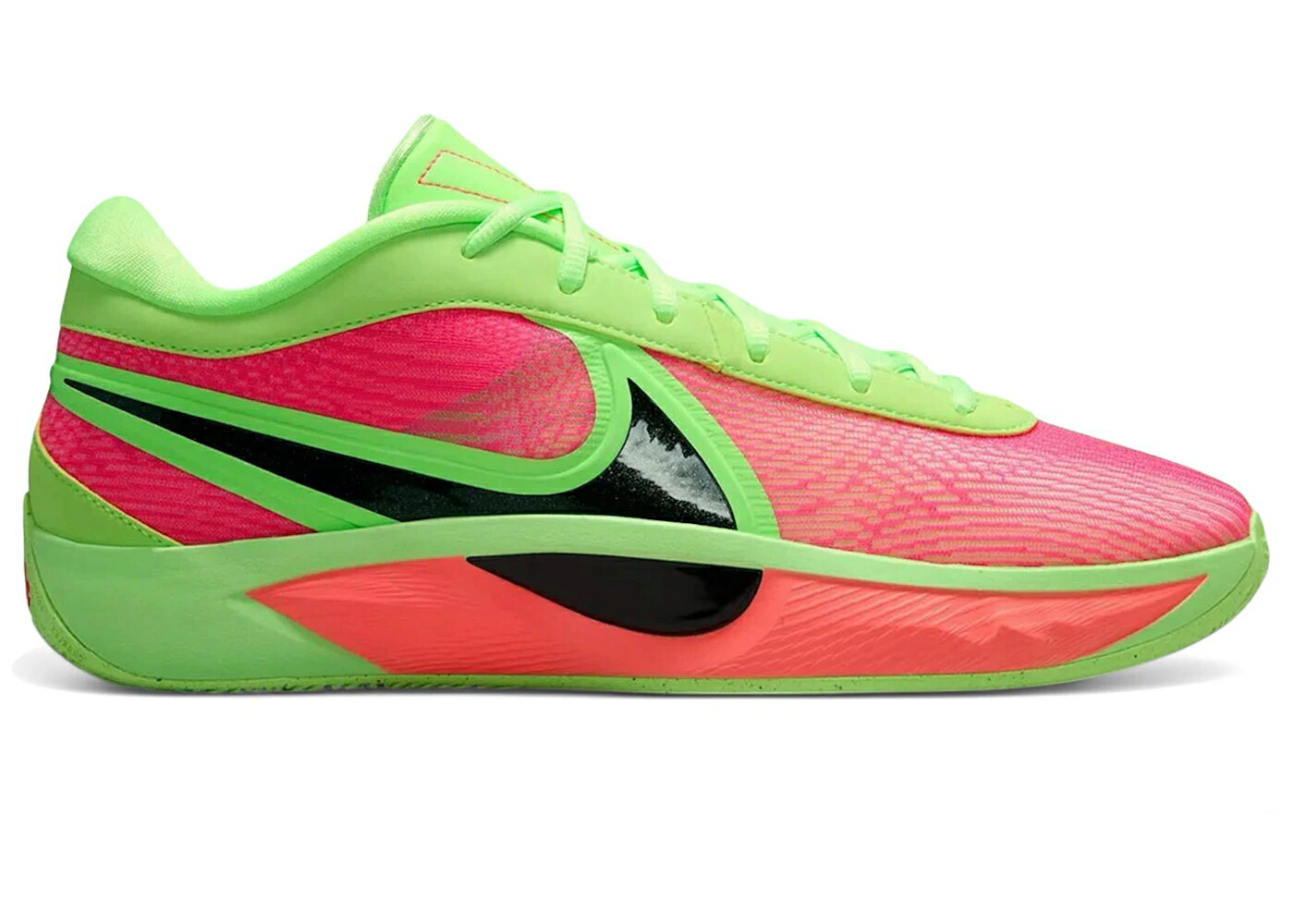 ナイキ ズーム ライム ブラスト 銀色 シルバー ズームフリーク スニーカー メンズ NIKE GIANNIS ZOOM FREAK 6 EVA / LIME BLAST METALLIC SILVER HYPER