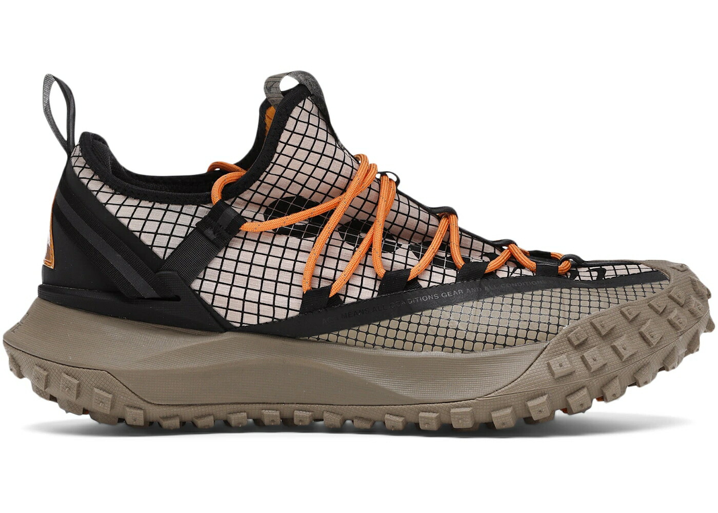 ナイキ 黒いこと 黒いこと スニーカー メンズ NIKE ACG MOUNTAIN FLY LOW FOSSIL STONE BLACK / FOSSIL STONE BLACK