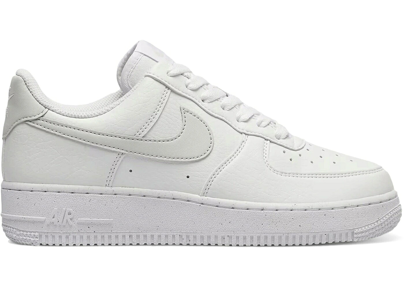 ナイキ 白いこと 白いこと 薄墨色 薄墨色 空軍 \u002707 WOMEN\u0027S スニーカー レディース NIKE AIR FORCE 1 LOW NEXT NATURE WHITE VAST GREY (WOMEN\u0027S) / WHITE VAST GREY