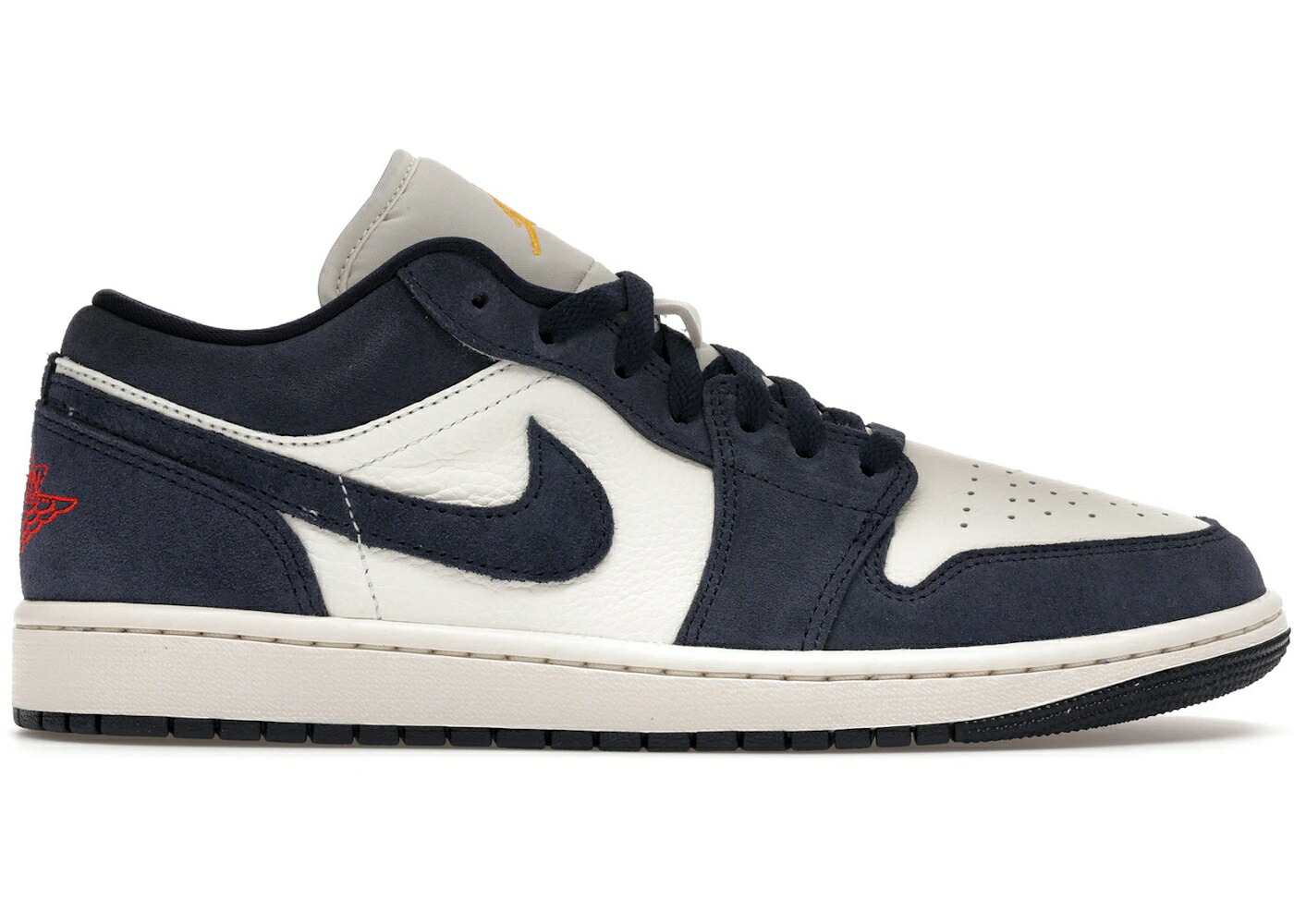 ナイキ ジョーダン スエード スウェード ゴールド スニーカー メンズ JORDAN 1 LOW SE OBSIDIAN SUEDE / OBSIDIAN UNIVERSITY GOLD CHILE