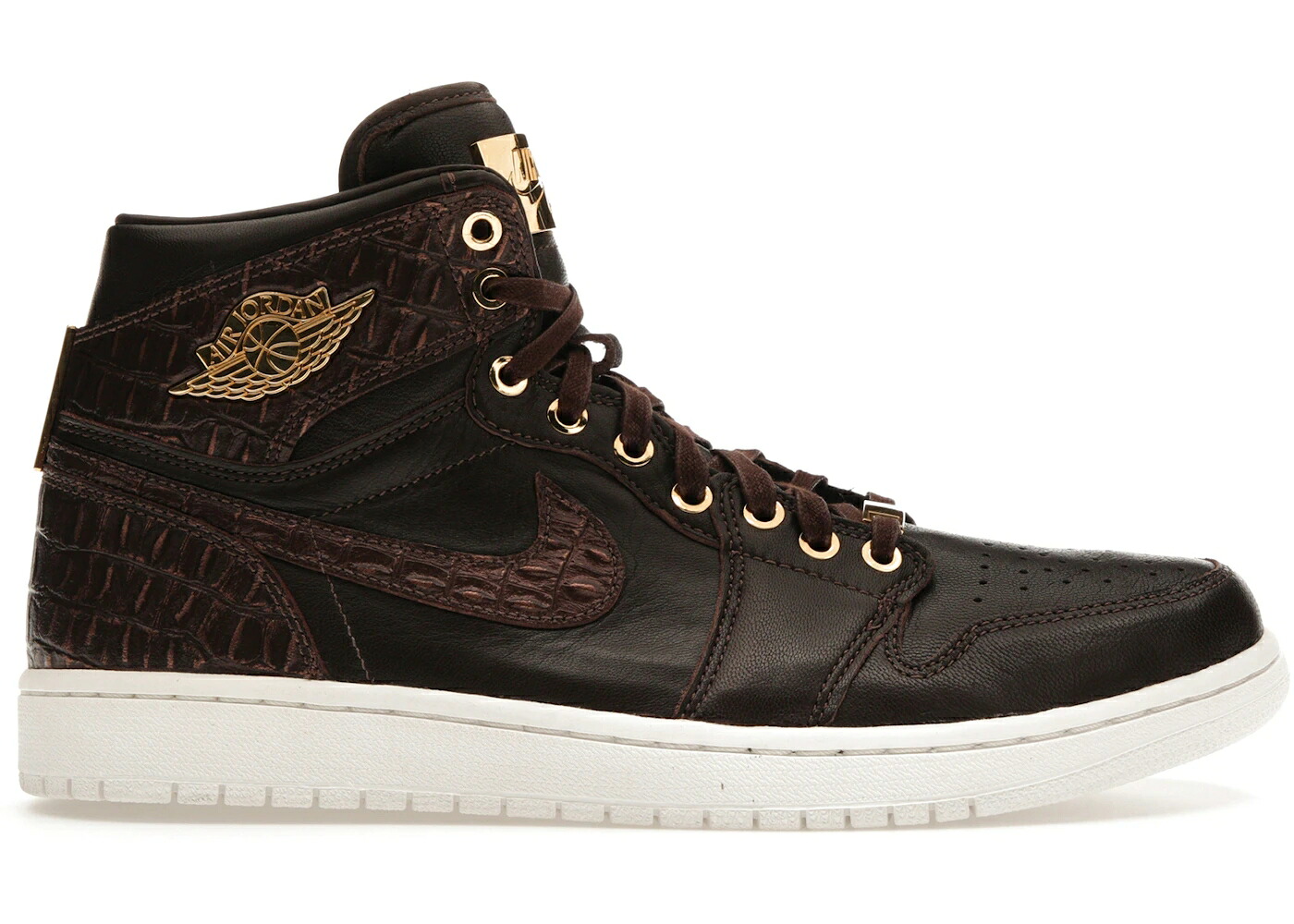 ナイキ ジョーダン 茶色 ブラウン ゴールド スニーカー メンズ JORDAN 1 RETRO PINNACLE BAROQUE BROWN / BAROQUE BROWN METALLIC GOLD