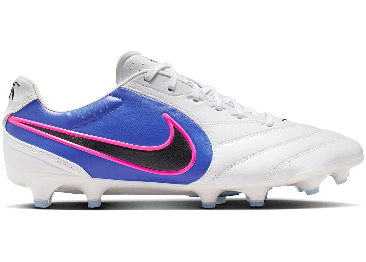ナイキ ティエンポ プロ 白色 ホワイト 青色 ブルー ピンク ブラスト スニーカー メンズ NIKE TIEMPO LIGERA PRO FG ATTACK PACK / WHITE RACER BLUE PINK BLAST