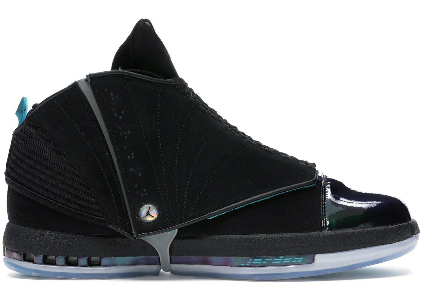 ナイキ ジョーダン 黒色 ブラック 銀色 シルバー ターボ スニーカー メンズ JORDAN 16 RETRO CEO / BLACK METALLIC SILVER TURBO