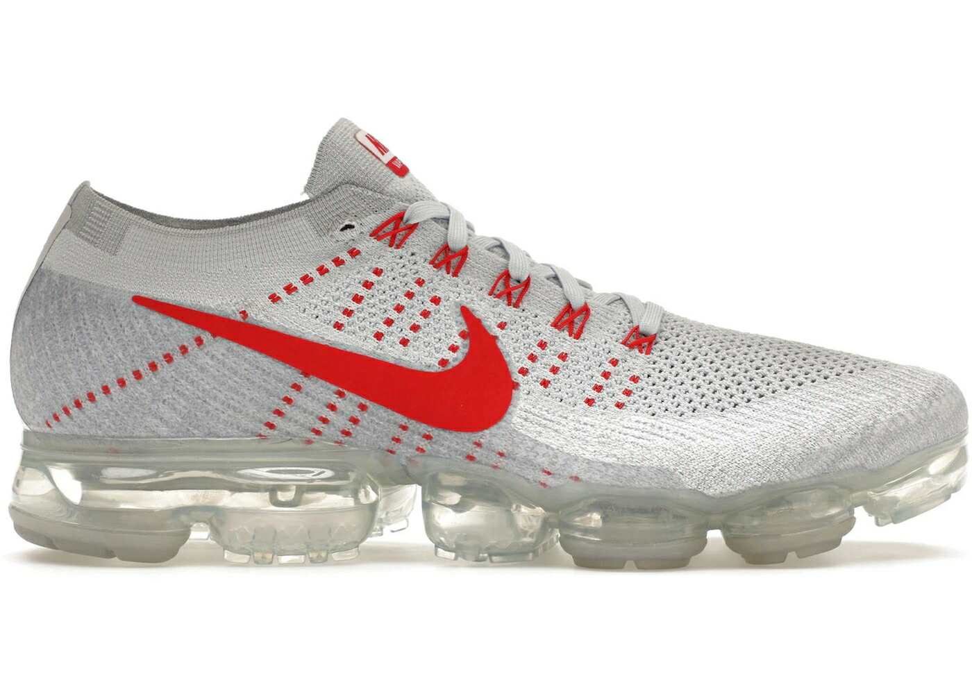 ナイキ 純然たる プラチナム 赤 赤いこと エアヴェイパーマックス スニーカー メンズ NIKE AIR VAPORMAX OG / PURE PLATINUM UNIVERSITY RED