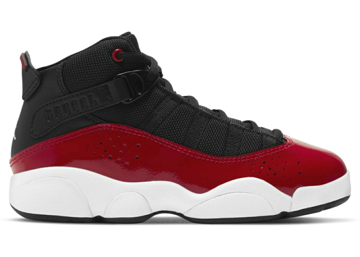 ナイキ ジョーダン リング フィットネス 赤 レッド 黒色 ブラック 白色 ホワイト ジュニア キッズ JORDAN 6 RINGS FITNESS RED (PS) / BLACK FITNESS RED WHITE ベビー マタニティ スニーカー