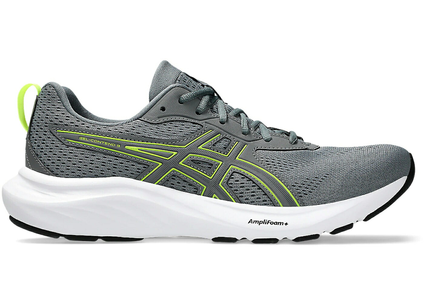 アシックス 銀色 スチール 灰色 グレー 黄色 イエロー スニーカー メンズ ASICS GEL-CONTEND 9 STEEL GREY SAFETY YELLOW / STEEL GREY SAFETY YELLOW