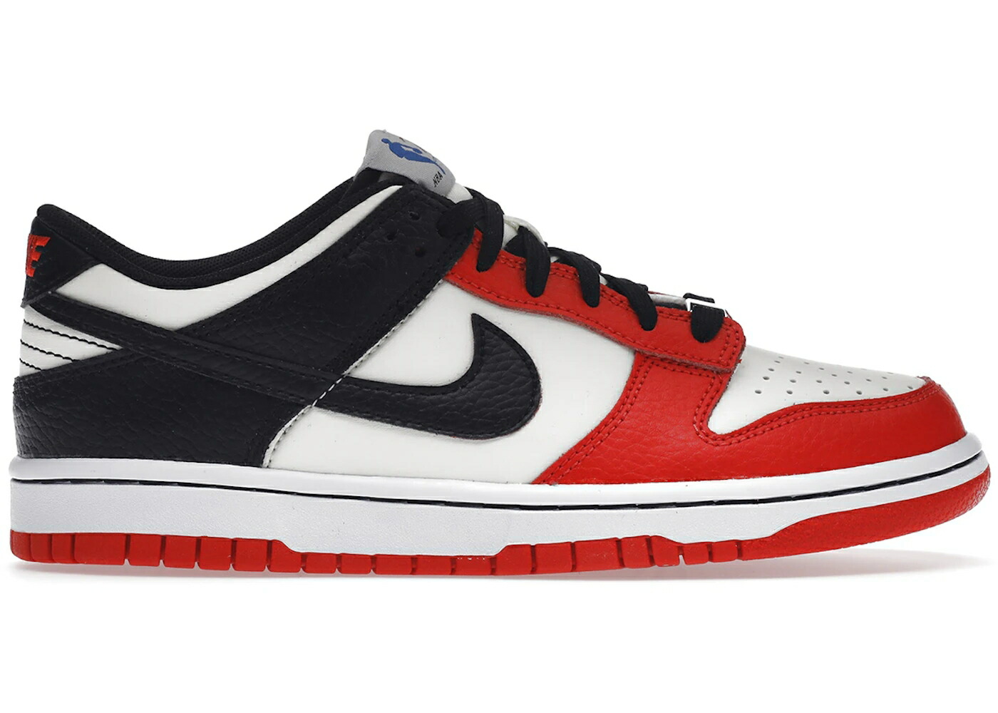 ナイキ ダンク シカゴ 黒色 ブラック 赤 レッド ダンクロー ジュニア キッズ NIKE DUNK LOW EMB NBA 75TH ANNIVERSARY CHICAGO (GS) / SAIL BLACK CHILE RED BLACK ベビー マタニティ スニーカー