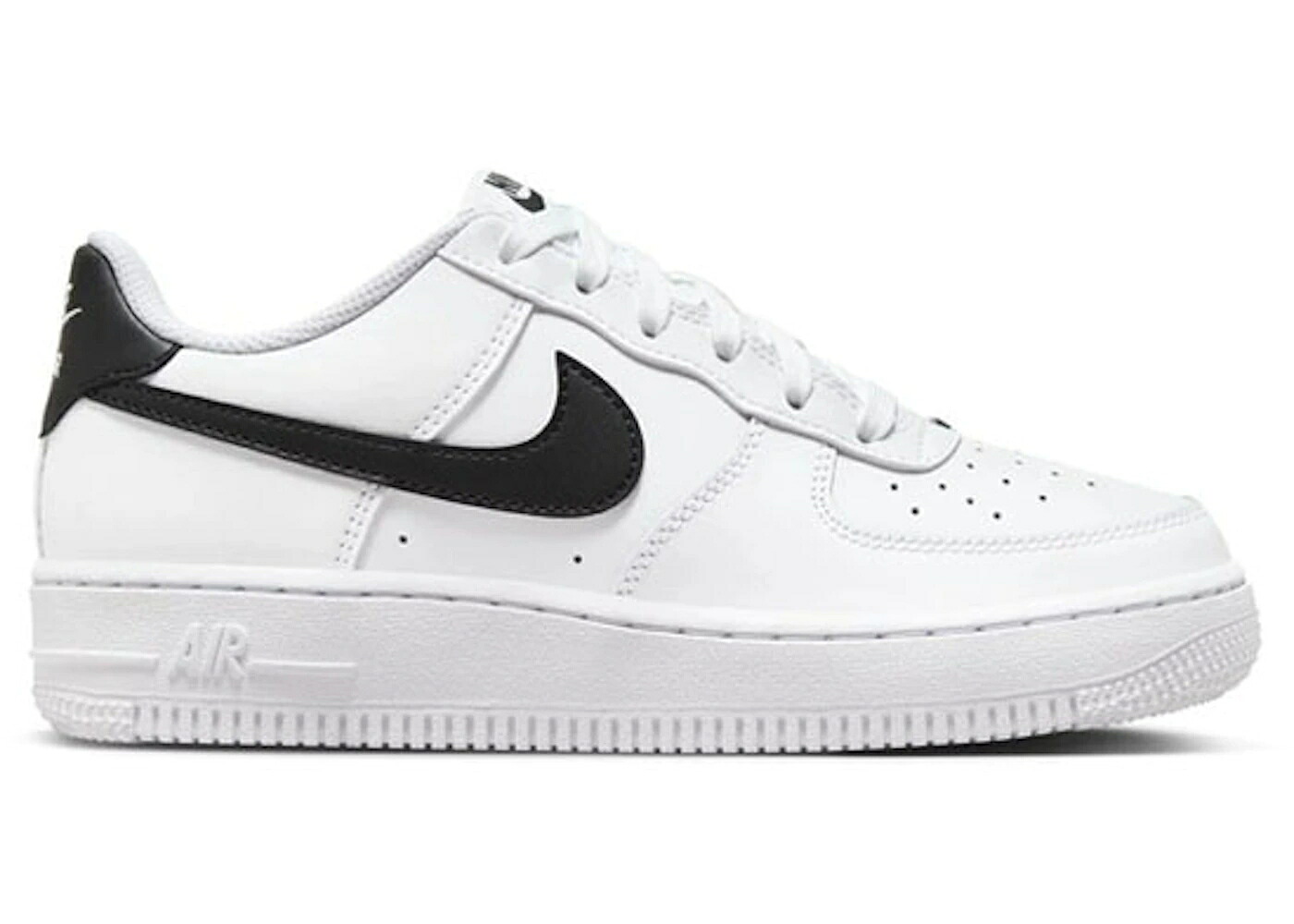 ナイキ 白いこと 白いこと 黒いこと 黒いこと 空軍 御坊っちゃん キッズ NIKE AIR FORCE 1 LOW WHITE BLACK (2024) (GS) / WHITE BLACK もの言う花 マタニティ スニーカー
