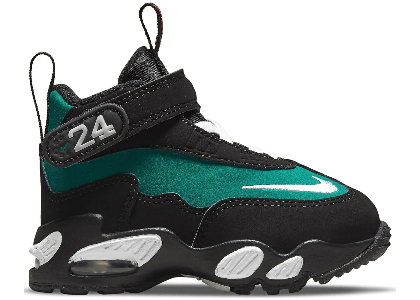 ナイキ グリフィー マックス 白色 ホワイト 黒色 ブラック ジュニア キッズ NIKE AIR GRIFFEY MAX 1 FRESHWATER (2021) (TD) / WHITE BLACK TEAL｜スニケス
