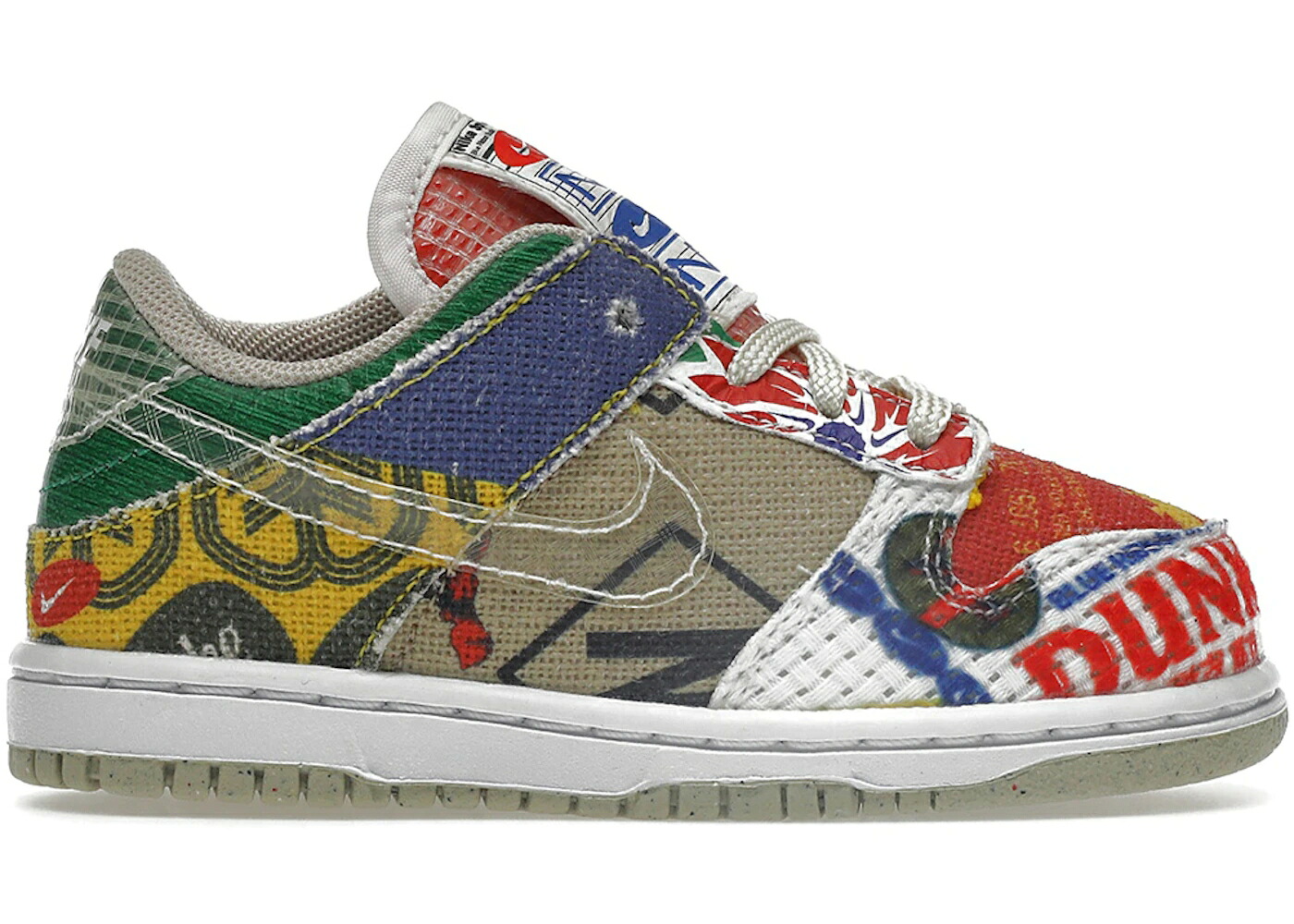 ナイキ ダンク シティ ダンクロー お坊っちゃん キッズ NIKE DUNK LOW SP CITY MARKET (TD) / MULTI COLOR MULTI COLOR