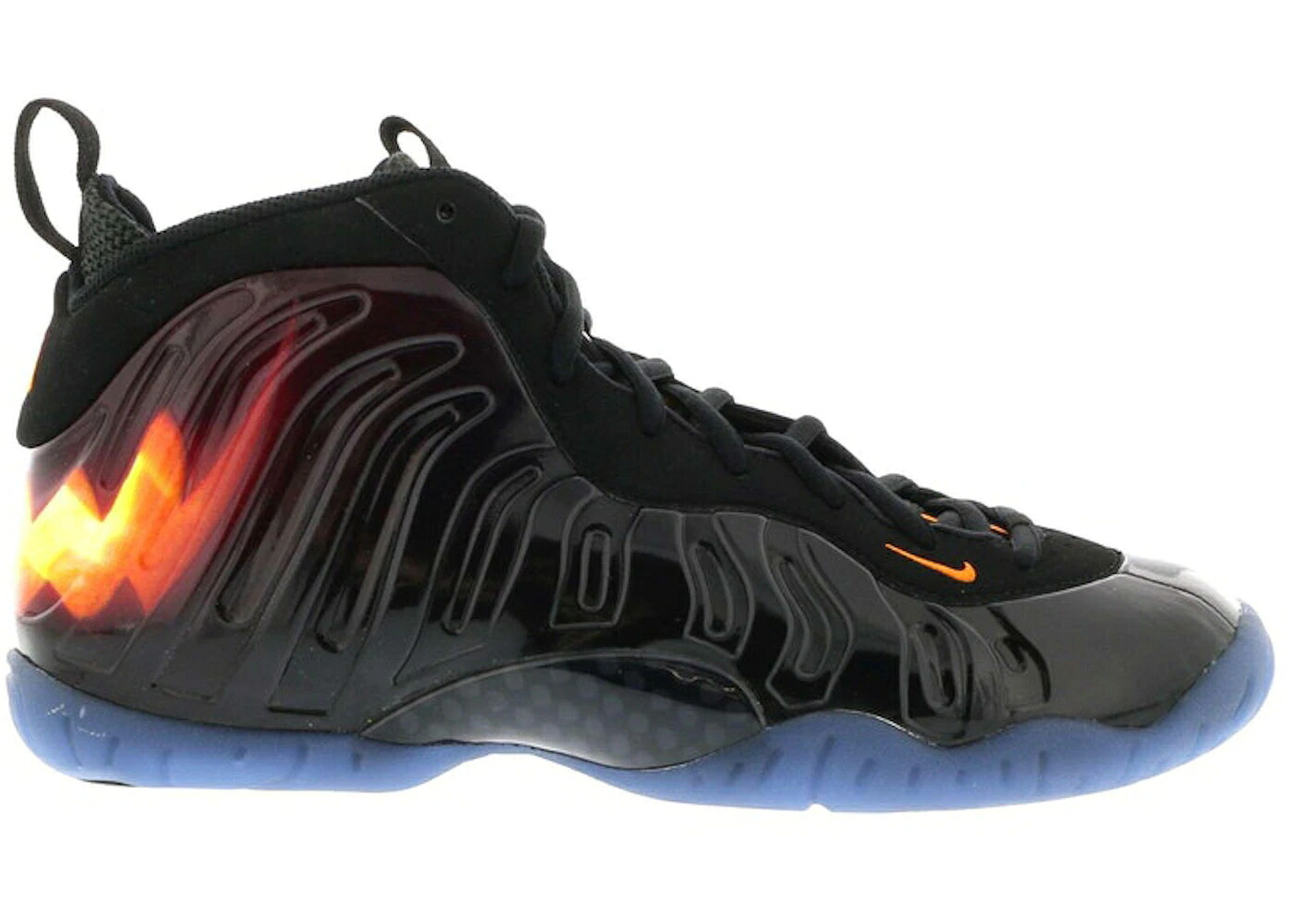 ナイキ フォームポジット 黒色 ブラック 橙 オレンジ 白色 ホワイト エアフォームポジットワン ジュニア キッズ NIKE AIR FOAMPOSITE ONE HALLOWEEN (GS) / BLACK ORANGE BLAZE WHITE ベビー マタニティ ス