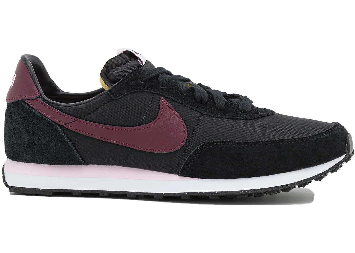 ナイキ ワッフル トレーナー 黒色 ブラック ジュニア キッズ NIKE WAFFLE TRAINER 2 BLACK DARK BEETROOT (GS) / BLACK DARK BEETROOT ベビー マタニティ スニーカー