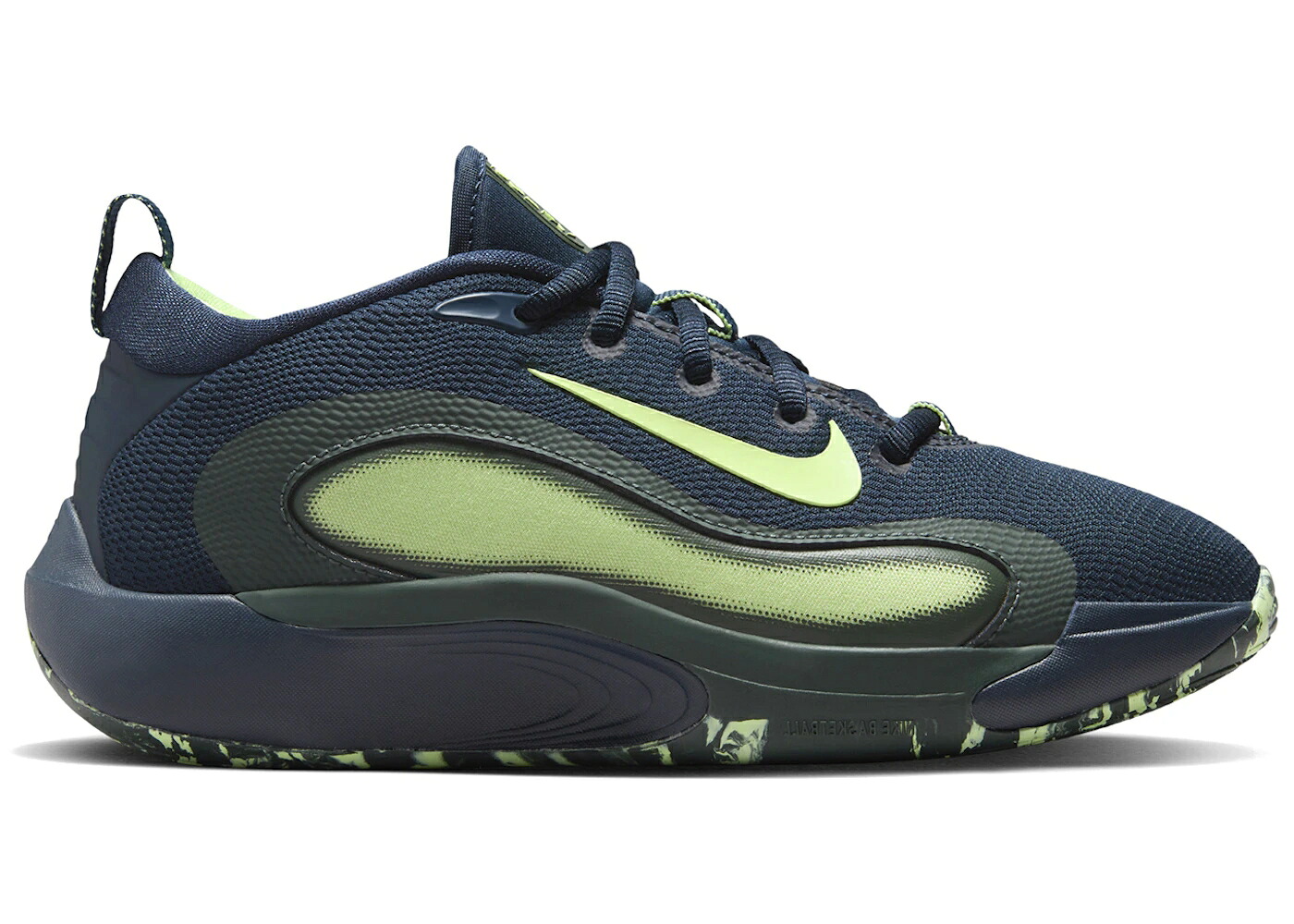 ナイキ 紺色 ネイビー ビンテージ ヴィンテージ 緑 グリーン ジュニア キッズ NIKE ISOFLY ARMORY NAVY VINTAGE GREEN BARELY VOLT (GS) / ARMORY NAVY VINTAGE GREEN BARELY ベビー マタニティ スニーカー