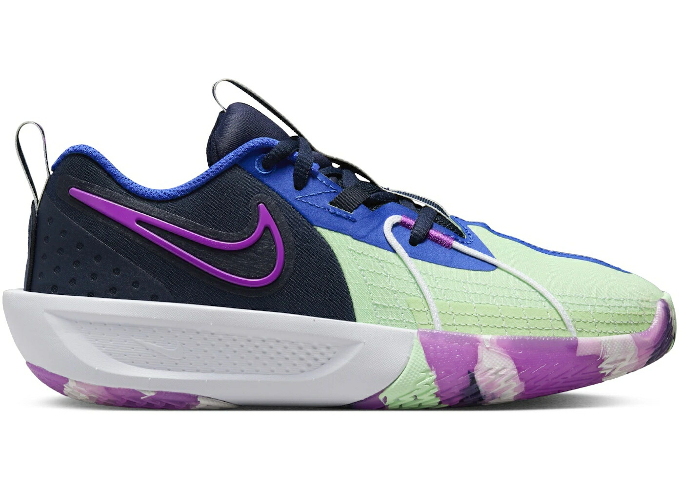 ナイキ 緑 グリーン 紫 バイオレット ジュニア キッズ NIKE GT CUT 3 SE OBSIDIAN VAPOR GREEN HYPER ROYAL VIOLET (GS) / OBSIDIAN VAPOR GREEN HYPER ROYAL ベビー マタニティ スニーカー