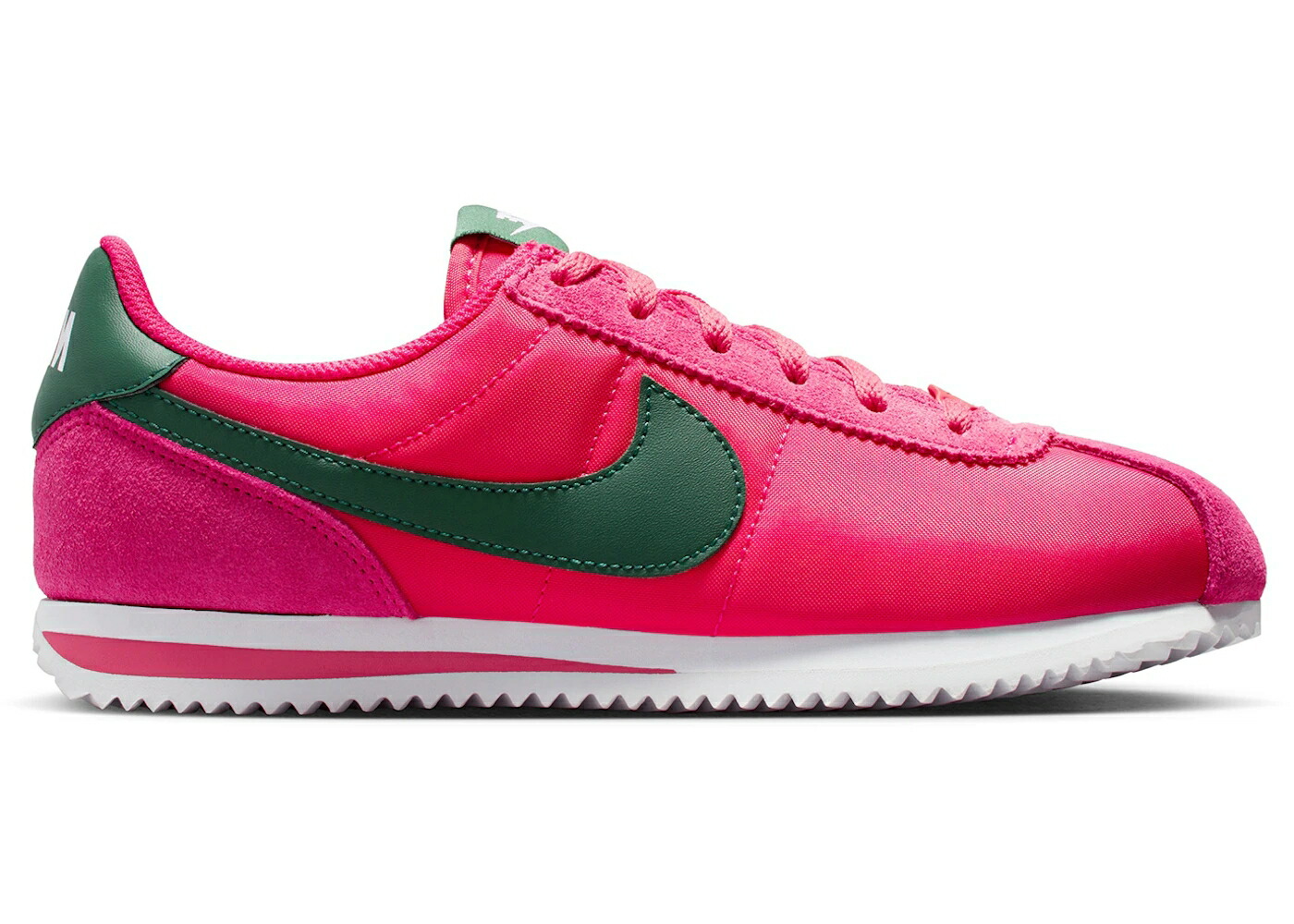 ナイキ コルテッツ ラッシュ ピンク 白色 ホワイト ジュニア キッズ NIKE CORTEZ TEXTILE RUSH PINK WHITE FIR (GS) / RUSH PINK WHITE FIR ベビー マタニティ スニーカー|スニケス