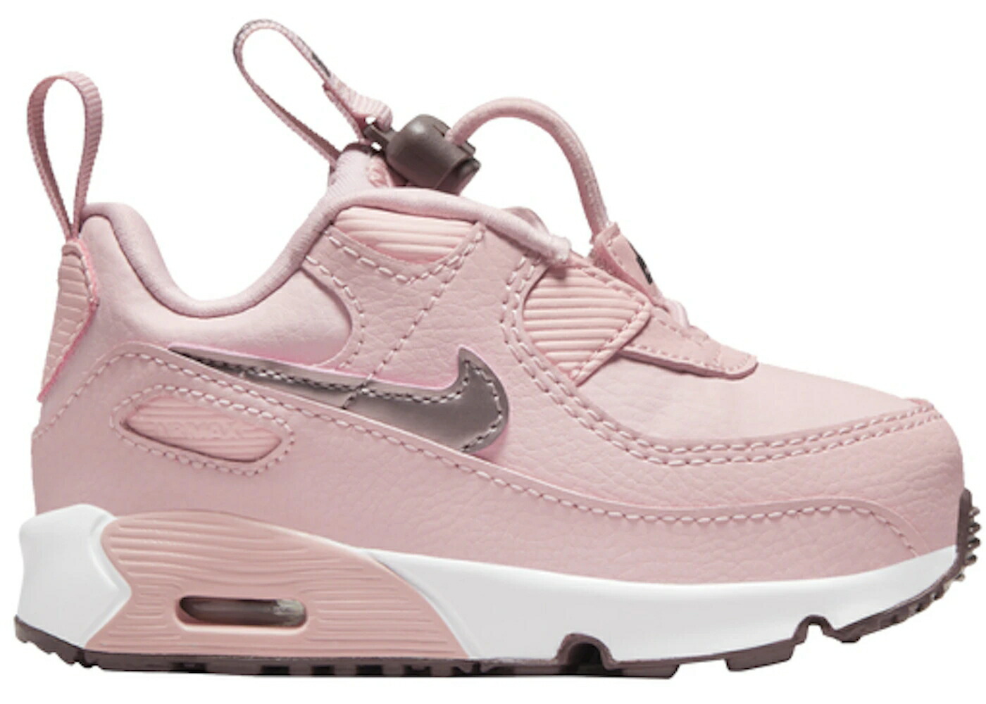 ナイキ マックス ピンク 紫 バイオレット 白色 ホワイト エアマックス ジュニア キッズ NIKE AIR MAX 90 TOGGLE PINK GLAZE (TD) / PINK GLAZE VIOLET ORE WHITE PINK